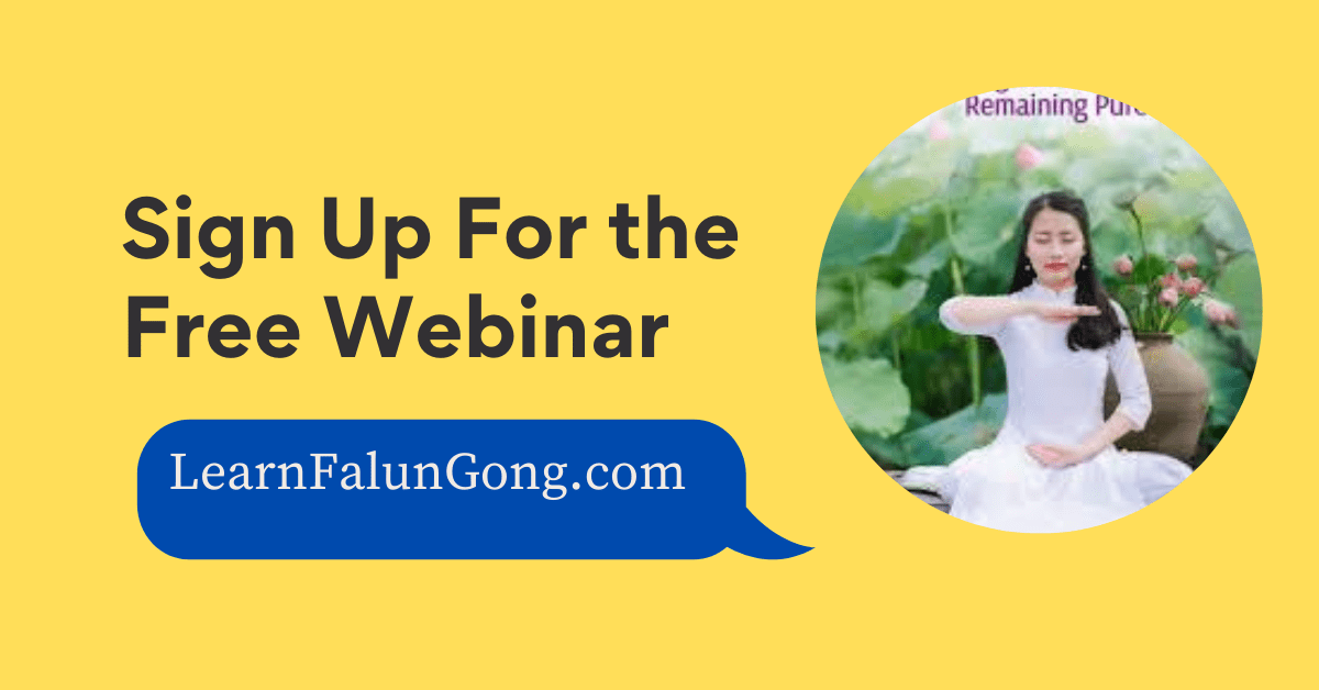 Sign up Falun Gong Webinar
